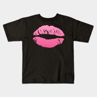 Kissy Lipstick Stain Kids T-Shirt